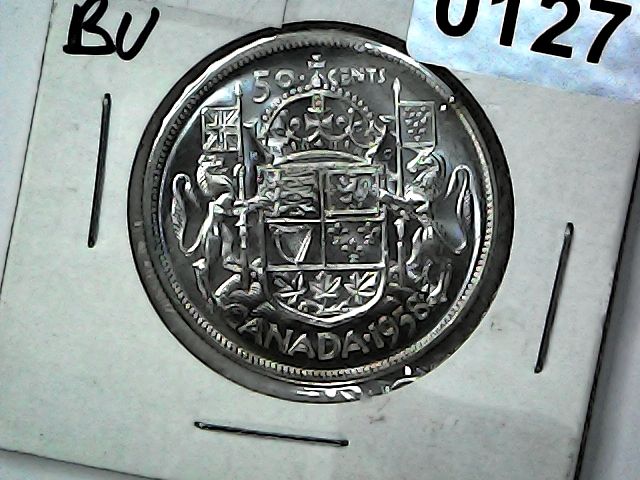 1958 Canada 50 Cent Silver