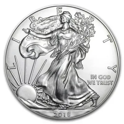 2018 US American Eagle 1 Troy Ounce Silver