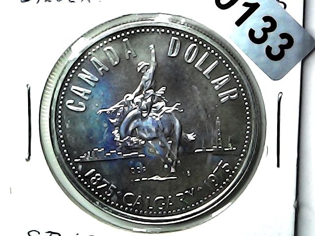 1975 Canada Silver Dollar Calgary 1875-1975
