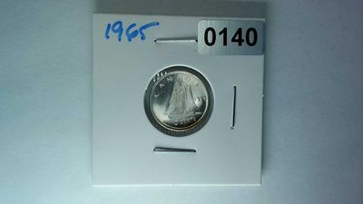 1965 Canada 10 Cent Silver Proof