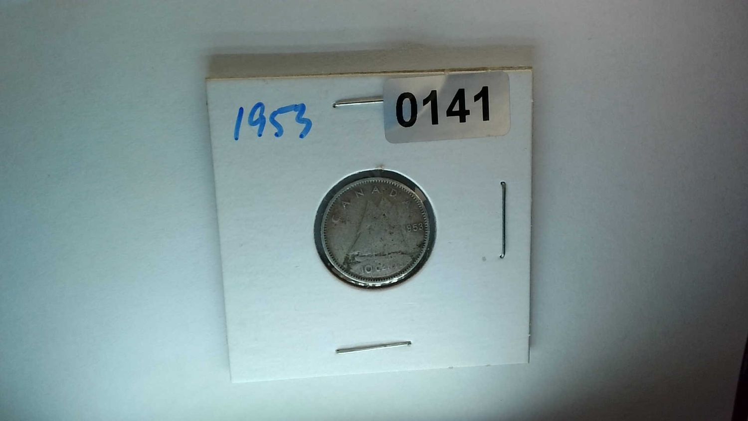1953 Canada 10 Cent Silver