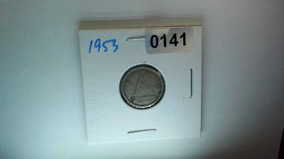 1953 Canada 10 Cent Silver