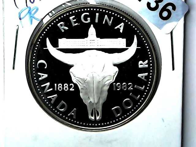 1982 Canada Silver Dollar Regina 1882-1982