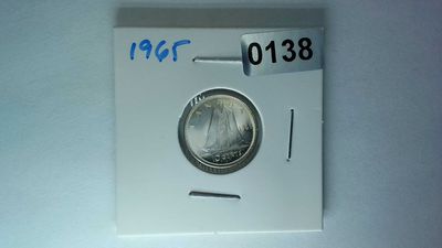 1965 Canada 10 Cent Silver