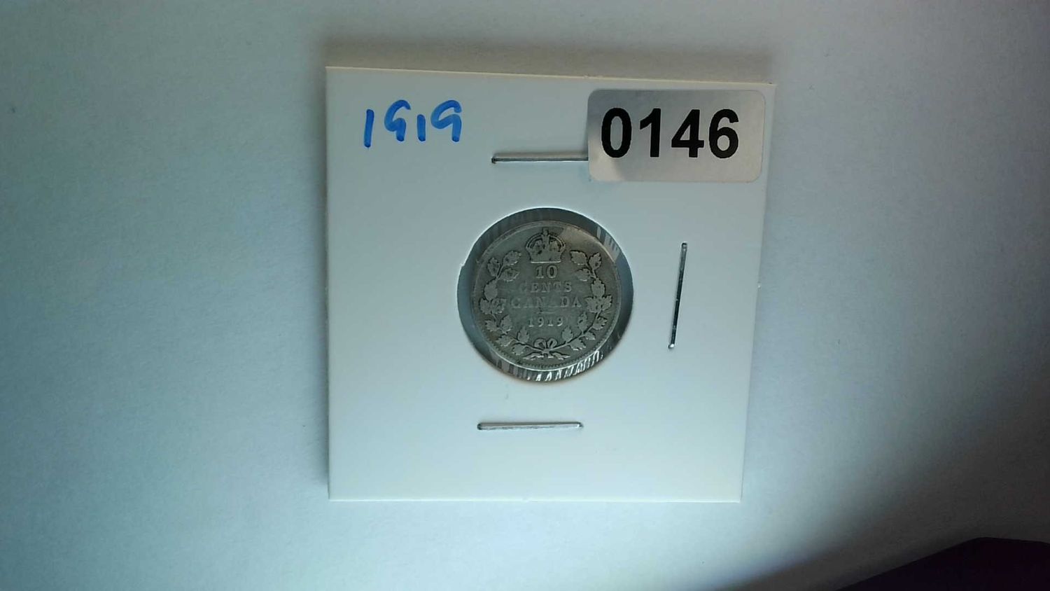 1919 Canada 10 Cent Silver King George V