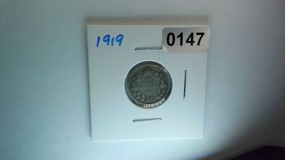 1919 Canada 10 Cent Silver King George V