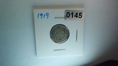 1919 Canada 10 Cent Silver King George V