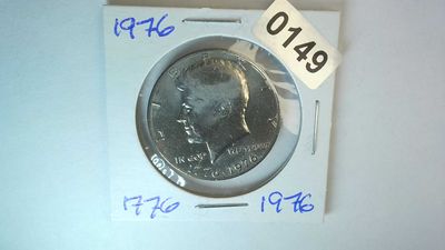 1976 US 50 Cent Kennedy Half Dollar 1776-1976