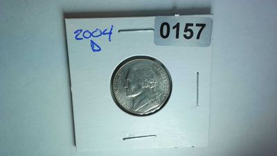2004-D US 5 Cent Jefferson Nickel Louisiana Purchase.