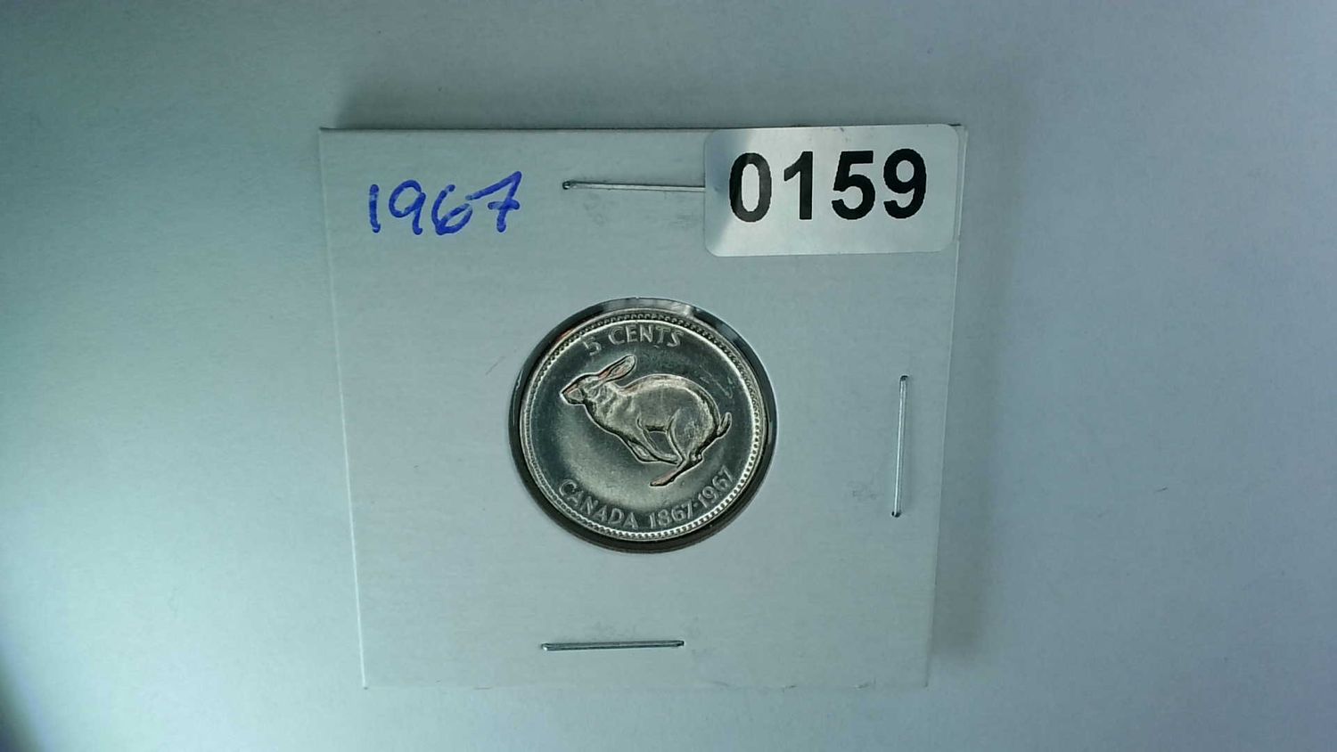 1967 Canada 5 Cent &quot;Rabbit&quot; Nickel
