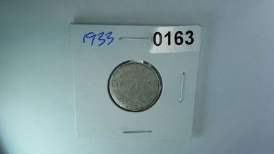 1933 Canada 5 Cent Nickel
