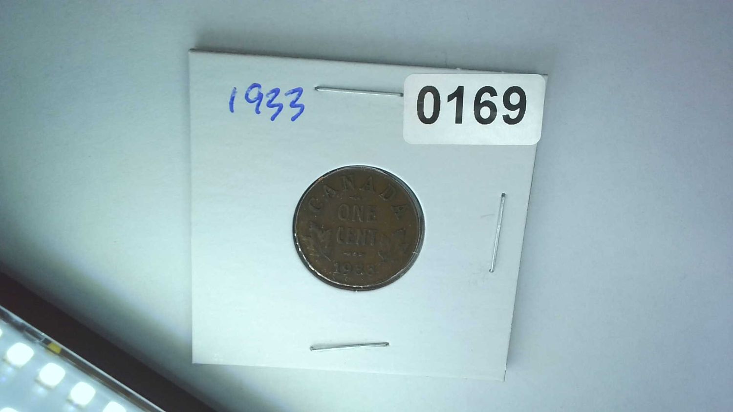 1933 Canada 1 Cent King George V