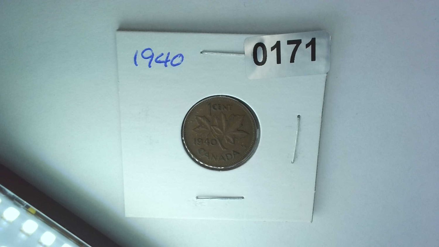 1940 Canada 1 Cent King George VI