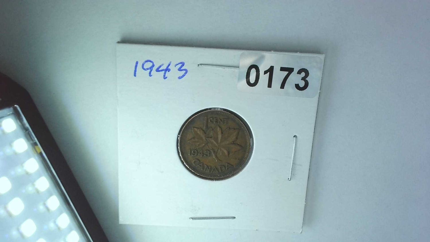 1943 Canada 1 Cent King George VI