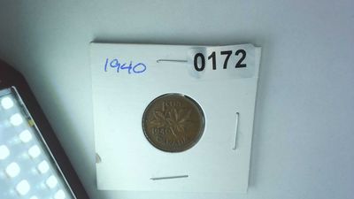1940 Canada 1 Cent King George VI
