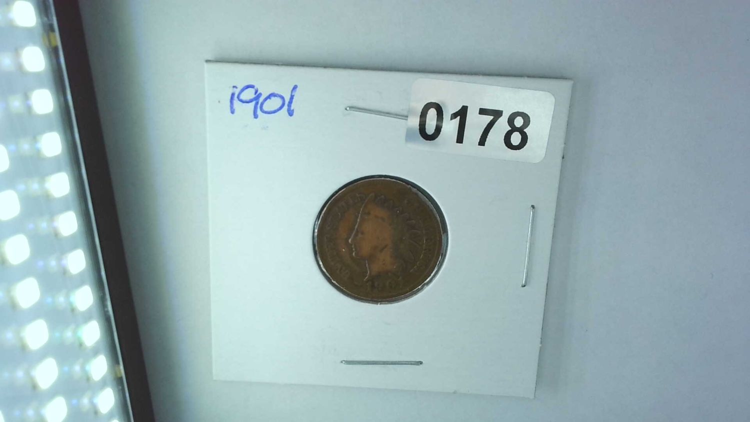 1901 US 1 Cent Indian Head Penny