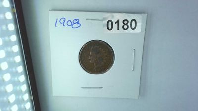 1908 US 1 Cent Indian Head Penny