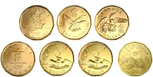 2004-2016 Canada 7 &quot;Lucky Loonie Set&quot;