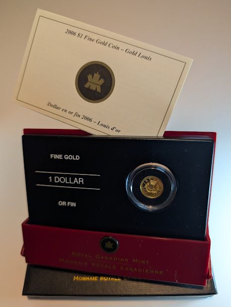2006 Canada $1 Gold Louis D&#39;Or 1723