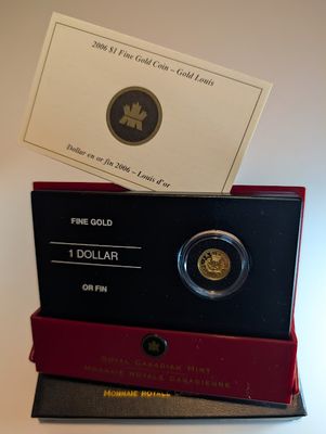 2006 Canada $1 Gold Louis D&#39;Or 1723