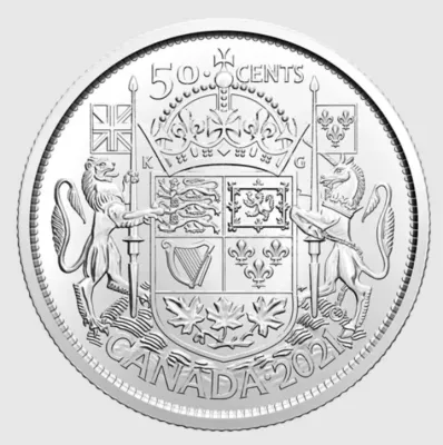 2021 Canada 50 Cent Limited Edition 100th Anniversary