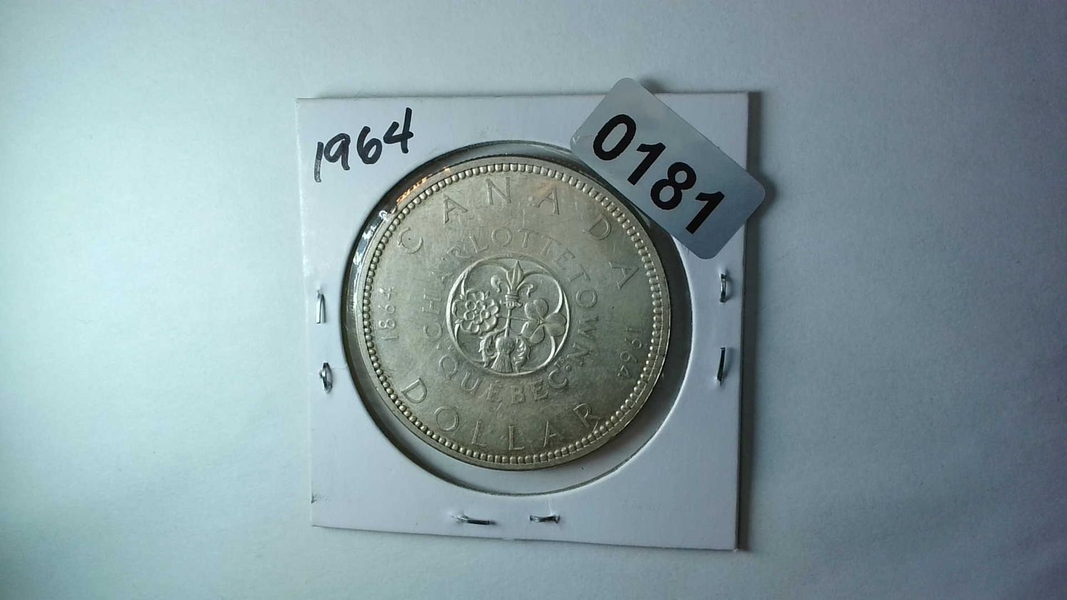 1964 Canada Silver Dollar CharlotteTown