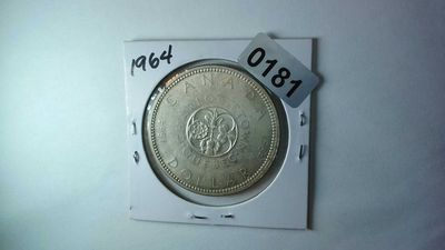 1964 Canada Silver Dollar CharlotteTown