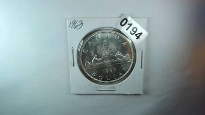 1963 Canada Silver Dollar