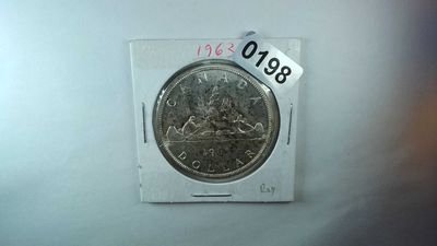 1963 Canada Silver Dollar