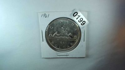 1961 Canada Silver Dollar