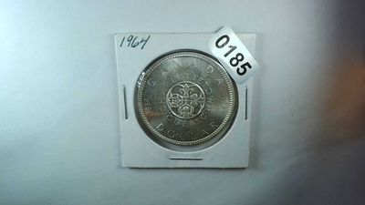 1964 Canada Silver Dollar CharlotteTown