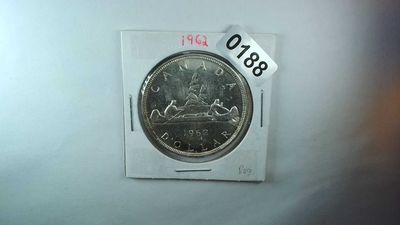 1962 Canada Silver Dollar