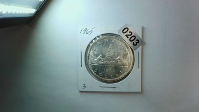 1965 Canada Silver Dollar