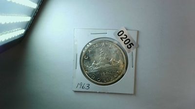 1963 Canada Silver Dollar