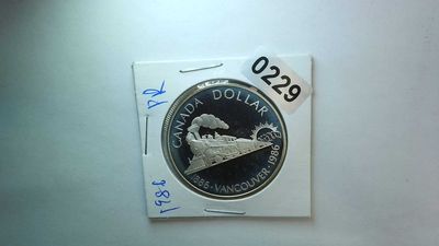 1986 Canada Silver Dollar Vancouver 1886-1986