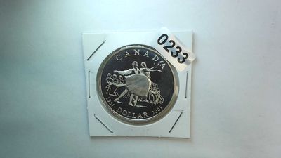 2001 Canada Silver Dollar 1951-2001 National Ballet..