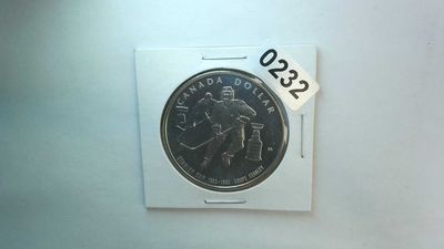 1993 Canada Silver Dollar 1893-1993 Stanley Cup