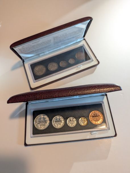 1998 Canada Sterling Silver Set 1908-1998