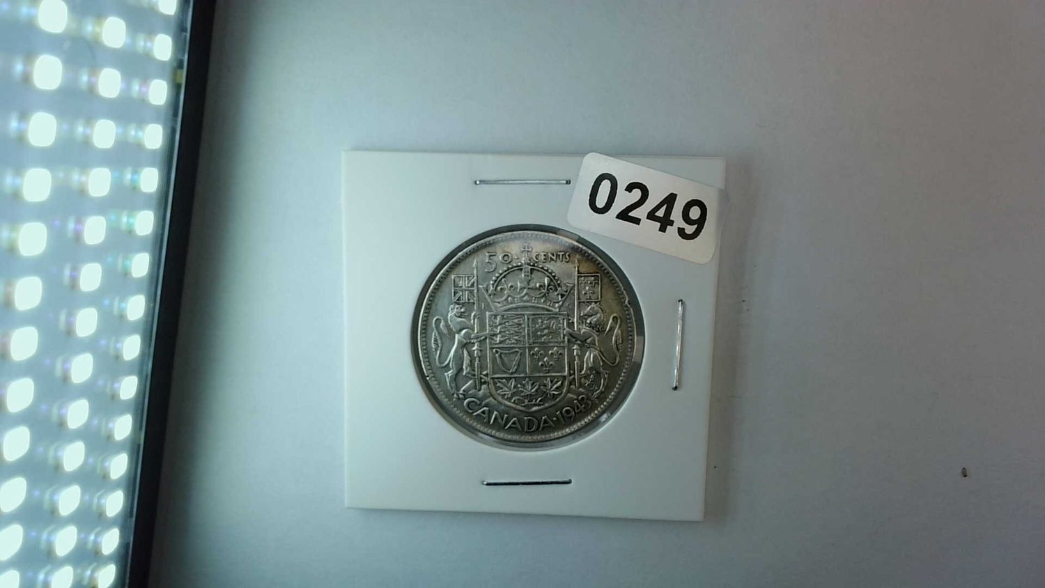 1943 Canada 50 Cent Silver