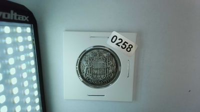 1956 Canada 50 Cent Silver