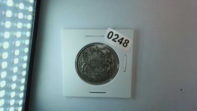 1952 Canada 50 Cent Silver
