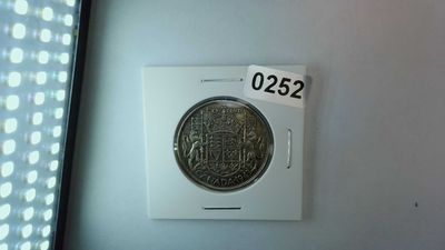 1943 Canada 50 Cent Silver