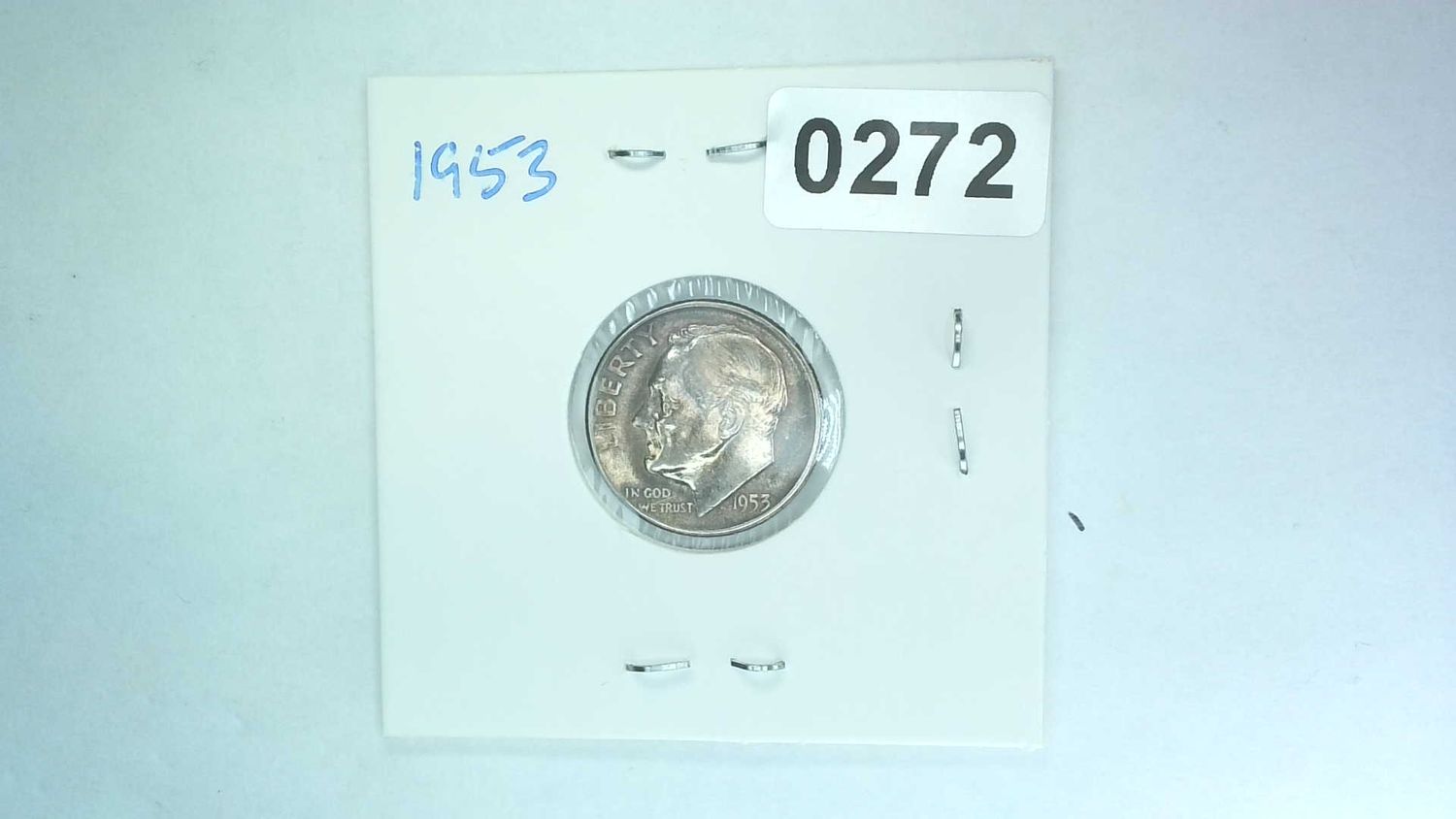 1953 US 10 Cent Roosevelt Dime