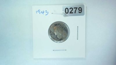 1943 US 10 Cent Mercury Dime