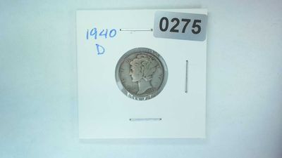 1940-D US 10 Cent Mercury Dime