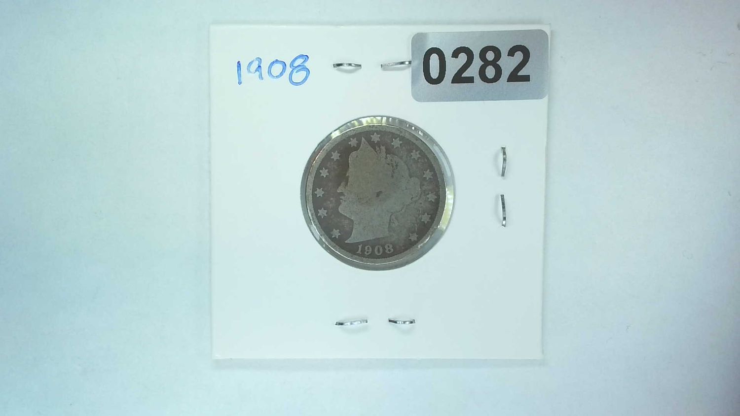 1908 US 5 Cent US Liberty Head Nickel