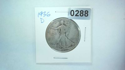 1936-D US Walking Liberty Half Dollar
