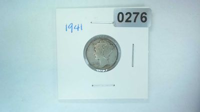 1941 US 10 Cent Mercury Dime