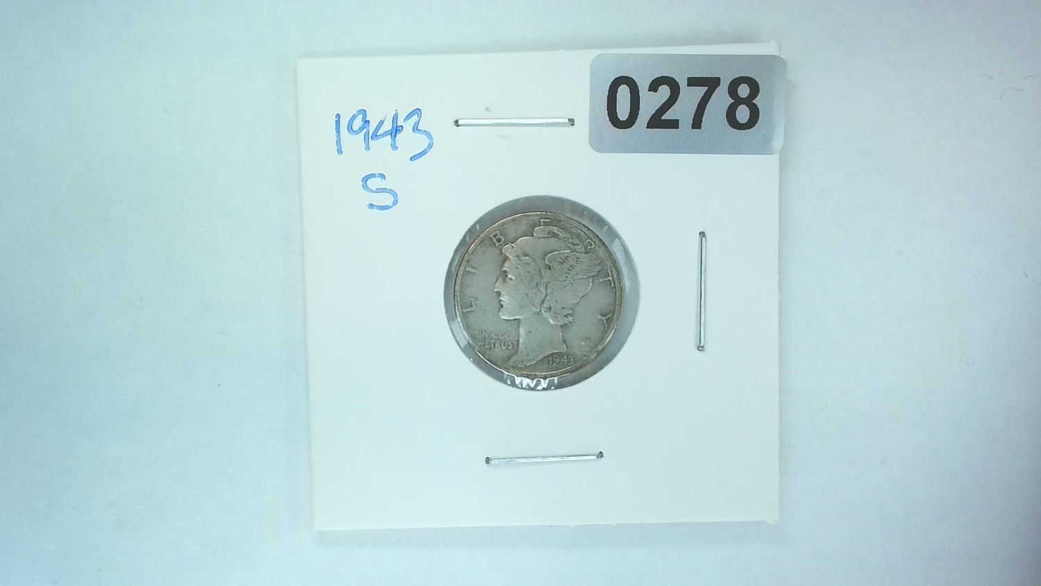 1943-S US 10 Cent Mercury Dime