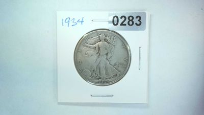 1934 US Walking Liberty Half Dollar